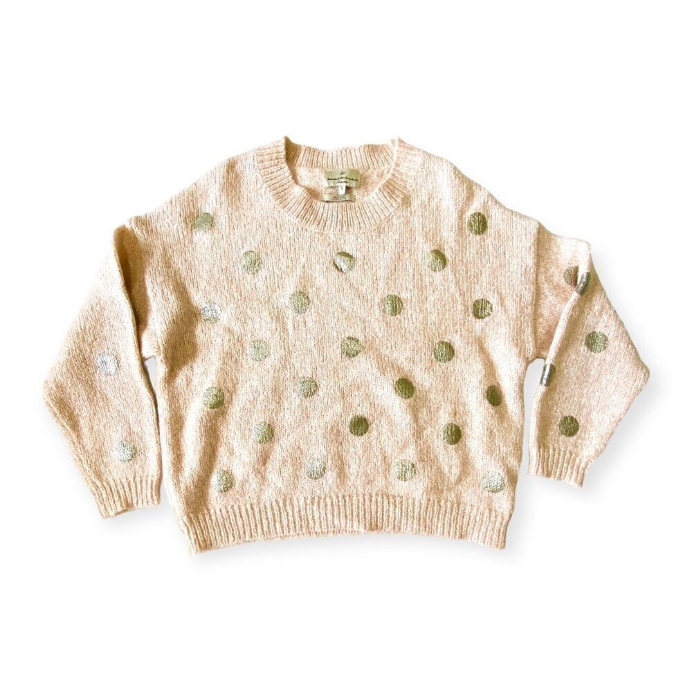 Essentiel Antwerp Hoovercraft Sweater, Size S, pale pink/beige with polka dots - Picture 5 of 14